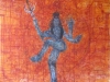 Treinta y tres (shiva) - Óleo en tela 152 x 139 cm